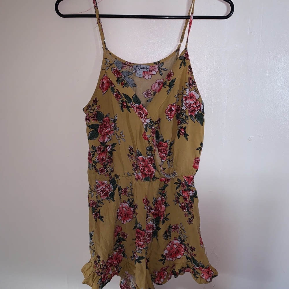 Yellow Flower Romper